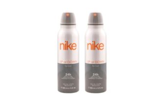 Nike Up Or Down Deodorant Aerosol For Men | Long-Lasting Freshness & Odour Protection | Sporty Masculine Fragrance | 200 ml Each (Pack of 2)