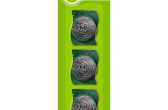 Scotch-Brite Stainless Steel Scrub – Pack of 3 (3X 15g Steel +Free 3 Scrub Pads 3″X3″)