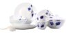 Larah By Borosil Ageria Opalware Glass Dinner Set,Pack of 25, White