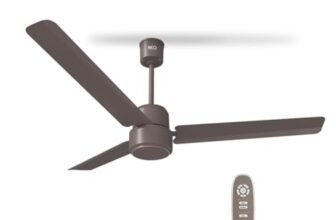 REO By Havells BLDC 1200MM Ceiling Fan “Fixed Price Always” | Air Flow: 220 CMM| Speed: 350 RPM| Reverse Rotation Mode| Timer Setting| 2 Year Door Step Warranty By Manufacturer (Energex, Cocoa Brown)
