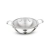 Signoraware Artista Tri Ply Stainless Steel Shallow Kadhai 26cm with Glass Lid | Induction & Gas Compatible | Durable | Ideal for Stir Frying & Sauteing | Best for Curry & Gravies (4 LTR | Steel)