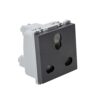 Wipro Northwest Nowa 6/16A 3 Pin – Power Socket, Matt Black (pack of 5)
