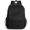 Glowic Laptop Backpack, 2 compartments, bottle holder, organizer, school bag for boys and girls, college bag for women and men, office bag, travel bag (Black)