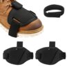 Motorcycle Gear Shift Shoe Protector Pads, 2 Pcs Adjustable Gear Shifter Cover with Hook and Loop Strap, Non-Slip Rubber Toe Guard for Riding Boots, Sports Bikes, Scooters and Commuter Motorcycles