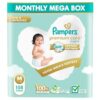 Pampers Premium Care Diaper | Pant Style Baby Diapers Medium Size, 108 Count | 360 Cotton Softness Diaper |Anti Rash Diaper with Aloe Vera and 100% Leak Proof Protection | (54 Count, Pack of 2)