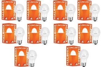 Halonix 2.9 Watt E27 LED Cool Day Light led Bulb, Pack of 10, White light
