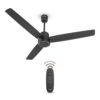 Havells FAB BLDC Ceiling Fan 1200 mm (Made In India), 380 RPM, Savings Upto 65%, Reverse Rotation, 4 Modes (Boost,Sleep,Breeze,Mop), Low Wattage 30 W, Low Noise, Air Flow:235 CMM, 3Y Warranty, Black