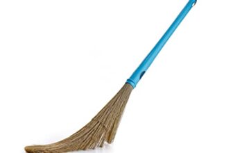 Sparkmate By Crystal No Dust Broom/Jhadu, Xtra Long Handle, Easy Floor Cleaning
