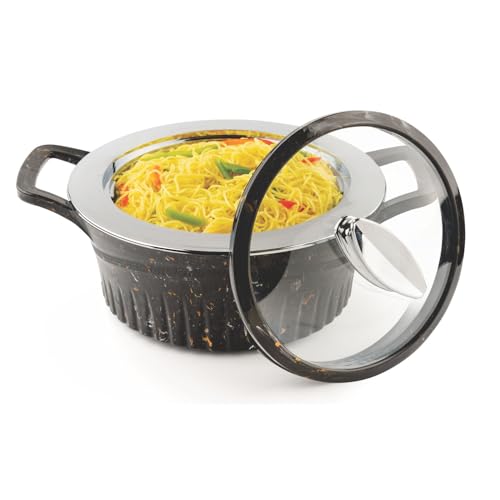 Borosil 2.5 L (18 cm) Hard Anodized Spout Sauce Pan | Aluminium Grade 3003 | Glossy Exterior & Matt Interior | Even Heat Distribution | Easy to Clean | 5 Years Warranty