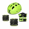Viva Protective Set Protective Set (Knee/Elbow/Wrist Guard) Multi Purpose Safety Kit for Skateboarding, Roller Skating, Inline Skating, Cycling and Other Sports (Sub Junior,Green)