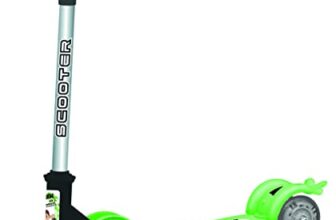 Toyzone Ben10 Zolo X Scooter-66453 | Skate Scooter for Kids | 3 Wheel Kids Scooter | Scooter with Fold-able & Height Adjustable Handle | LED PU Wheels & Handle for Kids | LED Light & Music