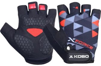 Kobo Gym Gloves WTG-76 for Men and Women, Gloves for Professional Weightlifting, Fitness Training and Workout
