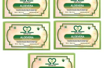 S2M Herbal Aloevera Face & Body Soap 125 gm (Pack of 5) (5 x 125 g)