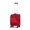 Verage V Lite – Falcon 58 cms Red Carry-On Softside Trolley Bag Expandable Suitcase Travelling Spinner Luggage with Anti-Theft Zippers for Men and Women