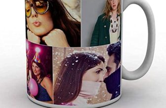 Personalized Raksha Bandhan Acrylic LED Lamp with Custom Photo (White Mug)