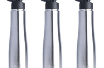 Clazkit Optimus Sporty Stainless Steel Water Bottle 1000ml Set of 3|ISI Certified| Leakproof, Rust-Free, BPA-Free, Durable for College, Fridge, Sports, Gym, Yoga & Office