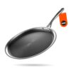 Stahl Artisan Hybrid Triply 28 cm Dosa Tawa | Dosa Tawa with Induction Base | Non Stick Pan, Stainless Steel Scratch Resistant Dosa Tava