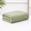Cortina Towels for Bath (70 x 140 cm) – 380 GSM Microfiber Bath Towels, Ultra Soft, Highly Absorbent & Quick Dry for Gym, Beach & Bathroom Towels for Men, Women & Kids : Light Green