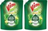 Vim Dishwash Anti Bac Liquid, Neem, 2 Ltr (Pack of 2)