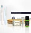 Clayherbs Pack-1kit Morning Kit In Card Box and Free Dental Floss With Each Kit | Hotel Accessories | Hotel Guest House Toiletries Kit | 20 Ml Shampoo, 15g Soap, Comb, 8g Toothpaste & A Brush
