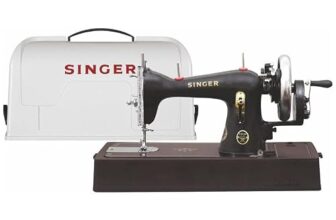 SINGER Solo Black Straight Stitch Hand Sewing Machine with Free Body Cover – 850 SPM, Heavy-Duty Cast Iron Body, Ideal for Home Use & Thick Fabrics, Built-in Thread Cutter, 2 Years Warranty