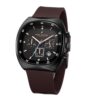 Daniel Hechter Paris Bercy Collection Modern Chronograph Watch for Men with Square Dial and Silicon Band-DHM1001