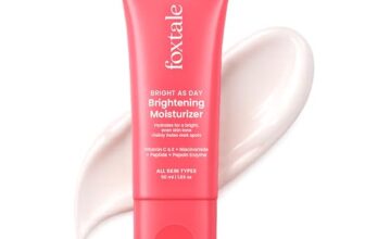Foxtale Lightweight Brightening Face Moisturiser with Vitamin C & Niacinamide |Brightens & Evens Skin Tone, Fades Dark Spots & Deeply Hydrates | For Normal to Dry Skin | For Men & Women | 50 g