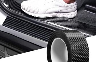 5D Carbon Fiber Car Door Edge Guard Tape, Anti-Collision Scratch Protector Strip Sticker for Door Sill, Rear Bumper & Side Edge Protection, Waterproof Automotive Accessories for Most Cars