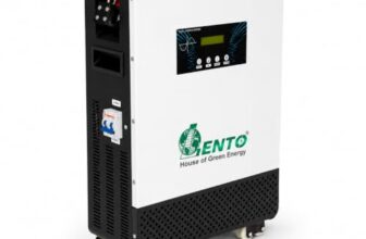 Lento 2100VA 25.6V Solar Hybrid Lithium Battery Inverter | Inbuilt LiFePO4 Battery | Pure Sine Wave UPS | PWM Solar Controller | Home & Office Power Backup | Maintenance-Free Design