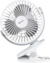 BAJAJ Pygmy Mini | Personal Fan | USB Rechargeable with 2 Year Warranty Ultra High Speed 110 mm Table Fan(1 Star | White | Pack of 1)