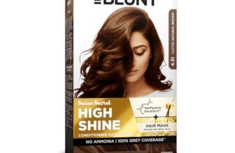 BBLUNT Salon Secret High Shine Conditioning Hair Colour With MaliPeptide BondTech™ to reduce breakage | Coffee Natural Brown 4.31 | No Ammonia 100%, Grey Coverage | Long Lasting Colour | Salon at home