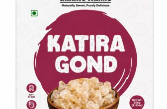 GRANIC FARMS Gond Katira Pure Box | Edible Gum | Tragacanth Gum, Crystals | Kathila Gum, | Dried Gum(1 x 250 g)