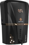 Aqua Frisch Storm Black Copper with Orp+Alkaline+Ro+Uf+Tds Adjuster+Antioxidant 12 L RO Water Purifier with Prefilter(Black)