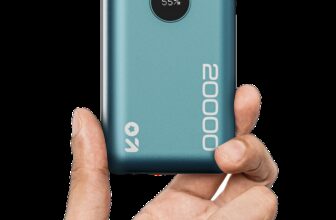 GOBOULT Ampvault V20 20000 mAh 22.5 W Compact Pocket Size Power Bank(Teal, Lithium Polymer, Fast Charging for Earbuds, Mobile, Smartwatch, Speaker, Tablet, Trimmer)