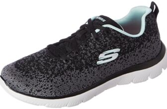 Skechers Womens Summits – 896224ID Black/Aqua Casual Shoe – 5 UK (8 US) (896224ID-BKAQ)