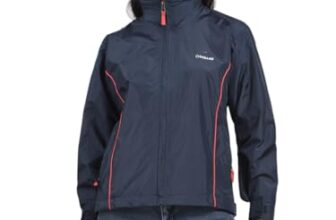 Dollar Women’s Polyester Solid Windcheater Jacket With Zipper Pockets Navy Medium