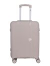 Wiki Zine 8 Wheel Hardside Polycarbonate Trolley,Large,Champagne