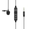 Saramonic LavMicro U2 Clip-On Lavalier Mic for Cameras & Mobile Devices with 19.7′ (6m) 3.5mm TRS/TRRS Cable