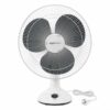 amazon basics 16-Inch Table Fan | Tilting Head | 1400 RPM | Silent Operation | 400mm Sweep Length (Grey)