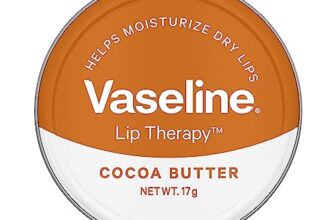 Vaseline Lip Tins Cocoa Butter, 17g | Infused with Cocoa Butter for Hydration & Glossy Shine Softline (Transparent)