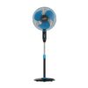 V Guard Gatimaan Pro HSP N High Speed Pedestal Fan | 3 Adjustable Fan Speeds | Rust Resistant ABS Body | Powerful 2100 RPM Motor | Blue Black | 40 cm (400mm)