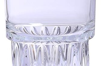 Amazon Brand – Solimo Whisky Glass Set (6 pieces, 266ml)
