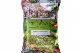 DIVINE TREE Supergrow Cow Dung Soil Manure for Plants | Organic Cow Dung Cake Fertilizer for Outdoor & Indoor Plants | Best for Plant Growth, Improves Soil Structure & Root System (5kg)