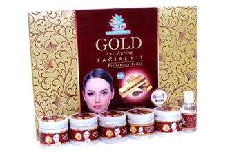 Vania Gold Facial Kit 300g – Anti-Aging, Improves Skin Elasticity, Replenishes Moisture, Nourishes Skin, Enhances Radiance, 6-in-1 Action for Face & Body, Rich Glow, Unisex