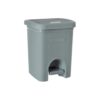 SIGNORA WARE Plastic 7 Liters Modern Lightweight Pedal Dustbin/Thrash Can Dustbins With Lid For Home Office/Non Garbage Smell/Unbreakable Single Mould/Heavy Duty Kitchen Bedroom Bathroom(7Ltr Grey)