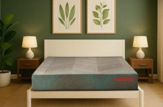 Repose Eyelidz Spine Pro Orthopaedic Memory Foam Mattress (Double, 75X48X6)