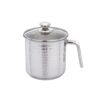 Praylady Stainless Steel Milk Boiler with Glass Lid (Hammered – Premium Textured Finish) | 2.5 LTR | 1mm Thick | Sandwich Bottom | Sleek Handle | BIS Certified | for Milk, Tea & Soup