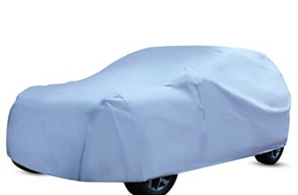 Amazon Brand – Solimo SUV Car Cover, White (SUV 300, BRV, Venue, WRV, Creta, Breeza, Jeep Canvas, Ecosport, etc.)