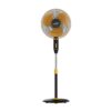 V Guard Gatimaan Pro HSP N High Speed Pedestal Fan | 3 Adjustable Fan Speeds | Rust Resistant ABS Body | Powerful 2100 RPM Motor | Orange Black | 40 cm (400mm)