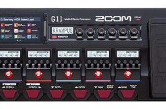 Zoom G11 Guitar Multi-Effects Processor with Expression Pedal, with Touchscreen Interface, 100+ Built in Effects, Amp Modeling, IR, Looper, Audio Interface for Direct Recording to Computer